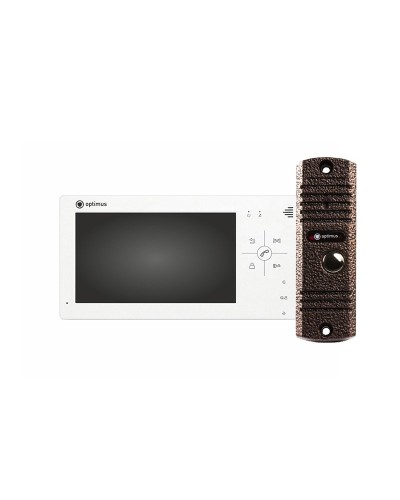VM-7.0 (w)+ DS-700L (медь). Комплект видеодомофона. Optimus в Череповце