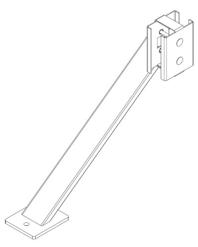 PERCo-MB-16.9. Упор для стоек секции ограждения. PERCo в Череповце