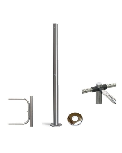 PERCo-BH02 2-16 с крышкой. Стойка с отверстием под стопорный механизм поворотной секции. PERCo в Череповце