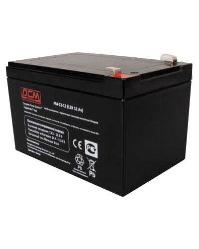 PM-12-12. Аккумулятор герметичный свинцово-кислотный. POWERCOM в Череповце