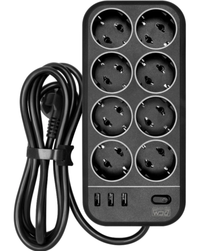 SP-08 USB03AB 1,8 M. Сетевой фильтр. POWERCOM в Череповце