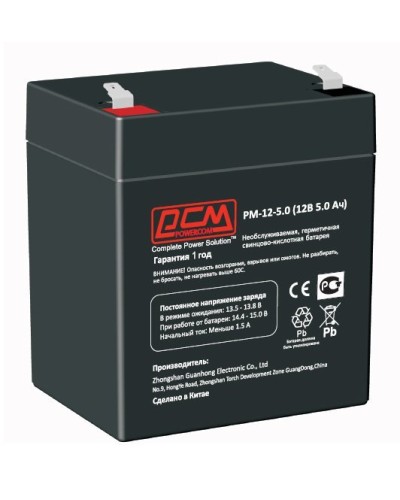 PM-12-5. Аккумулятор герметичный свинцово-кислотный. POWERCOM в Череповце