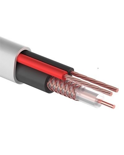 КВК-В-2+2x0,50 мм² (Cu/Cu) белый PROconnect (01-4213). Кабель комбинированный для систем видеонаблюдения. PROCONNECT в Череповце