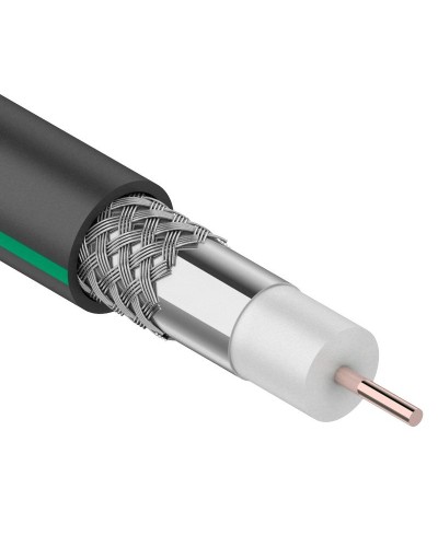 SAT 703 B, Cu/Al/Al, 75%, 75 Ом, 100 м, черный OUTDOOR. PROconnect. (01-2436-1). Кабель коаксиальный радиочастотный. PROCONNECT в Череповце