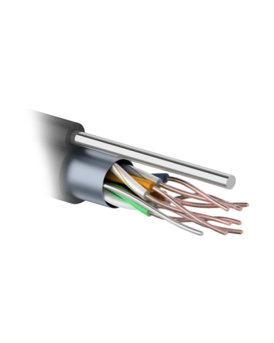 F/UTP 4PR 24AWG CAT5e 305м OUTDOOR+ТРОС*1. PROCONNECT (01-0155). Кабель «витая пара» (LAN) для структурированных систем связи. PROCONNECT в Череповце