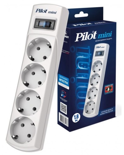 Pilot mini 10м. Сетевой фильтр. Pilot в Череповце