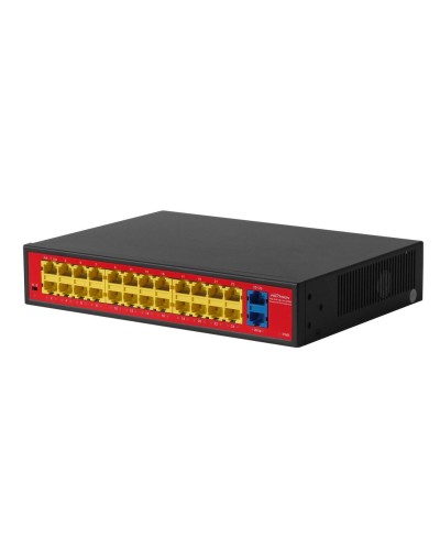 PND-24P-2G Lite (250W). Коммутатор неуправляемый 26-портовый с функцией PoE. Polyvision в Череповце