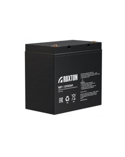 RBT-12V50AH. Аккумулятор герметичный свинцово-кислотный. ROXTON в Череповце