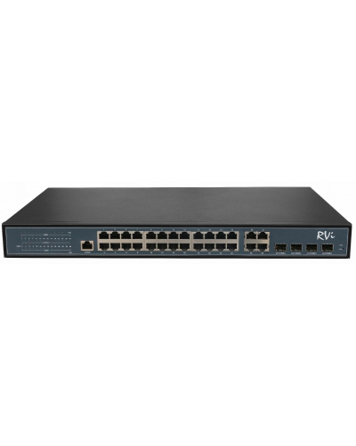 RVi-1NSM24G-4C. Коммутатор с питанием по PoE. RVi в Череповце