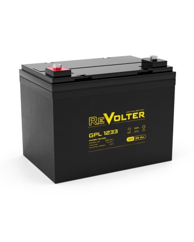 Revolter GPL 1233. Аккумулятор автомобильный герметичный свинцово-кислотный. Revolter в Череповце