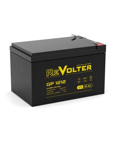 Revolter GP 1212. Аккумулятор автомобильный герметичный свинцово-кислотный. Revolter в Череповце