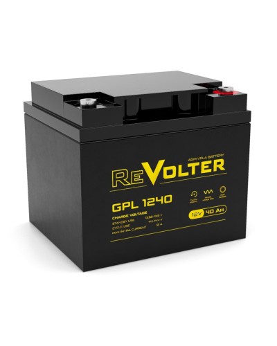 Revolter GPL 1240. Аккумулятор автомобильный герметичный свинцово-кислотный. Revolter в Череповце