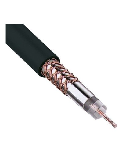 RG-58 A/U, 50 Ом, Cu/Al/Cu, 64%, 100 м, черный (01-2003). Кабель коаксиальный радиочастотный. Rexant в Череповце