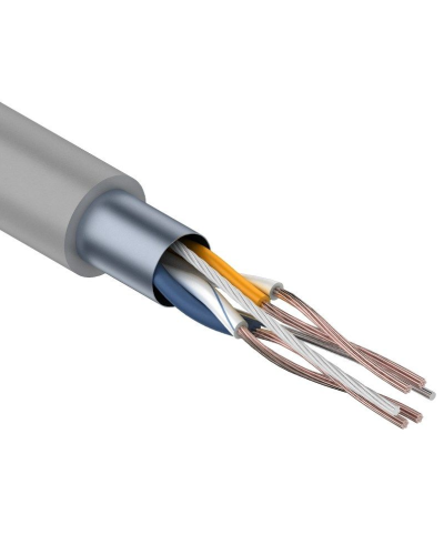 F/UTP, CAT 5e, PVC, 2PR, 24AWG, INDOOR, STRANDED, серый, 305м, REXANT (01-0125). Кабель «витая пара» (LAN) для структурированных систем связи. Rexant в Череповце