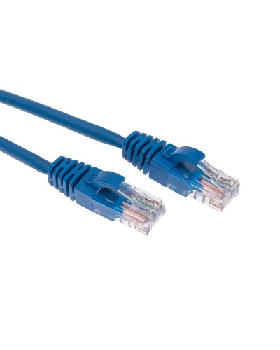 Патч-корд U/UTP, CAT 5e, RJ45-RJ45, 26AWG, LSZH, синий, 1м  REXANT (02-0104-1). Патч-корд UTP. Rexant в Череповце