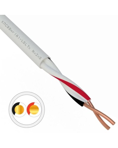 КПСВВнг(А)-LSLTx 1х2х1,5 REXANT (01-4873). Кабель для систем передачи данных пониженной пожароопасности c низким дымо- и газовыделением, с низкой токсичностью продуктов горения. Rexant в Череповце