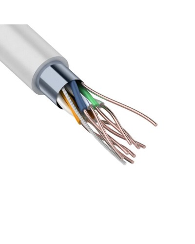 F/UTP, CAT 5e, ZH нг(А)-HF, 4PR, 24AWG, INDOOR, SOLID 305 м (01-0169). Кабель «витая пара» (LAN) для структурированных систем связи. Rexant в Череповце