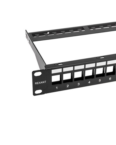 Панель коммутационная наборная 19", 1U, 24 порта, UTP REXANT PRO (02-0053): Патч-панель 19" в Череповце