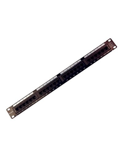 Коммутационная панель, 19", 1U, 24 порта RJ-45, категория 5e, UTP неэкранированная, черная Rexant (04-0021): Патч-панель 19" в Череповце