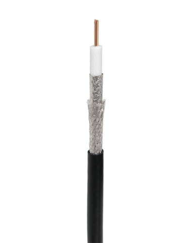 RG-11U, 75 Ом, CCS/Al/Al, 83%, 305 м, черный OUTDOOR (01-3011). Кабель коаксиальный радиочастотный. Rexant в Череповце
