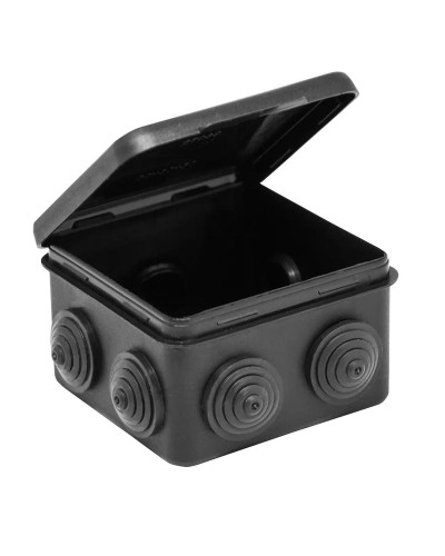 Коробка TYCO ОП 80х80х50мм откидная крышка УХЛ1 IP54 черный (67040МЧ). Коробка распределительная. RuVinil в Череповце