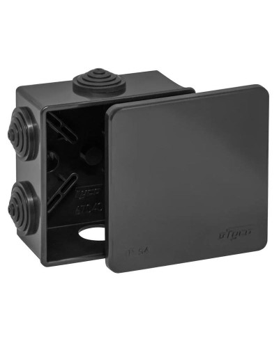 Коробка TYCO ОП 85х85х40мм УХЛ1 IP54 черный (67040Ч). Коробка распределительная. RuVinil в Череповце