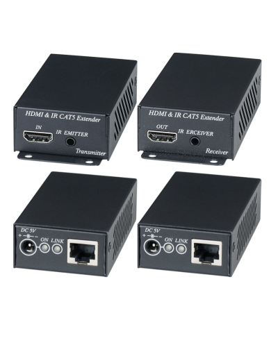HE02EI. Комплект для передачи HDMI-сигнала с ИК-повторителем. SC&T в Череповце