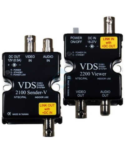 VDS 2100/2200. Удлинитель видео-, аудиосигнала, напряжения питания по коаксиальному кабелю. SC&T в Череповце