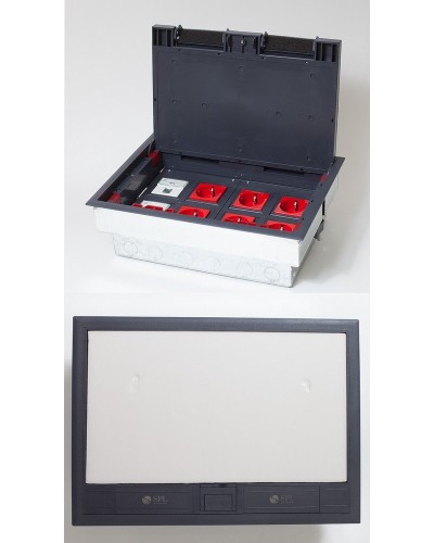 Люк на 8 постов (45х45), металл/пластик, с металлической коробкой, IP40 (300009). Люк. SPL в Череповце