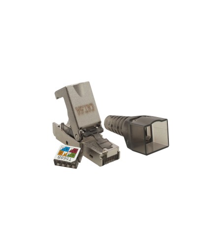 Коннектор 8P8C STP 6A (RJ-45) безынструментальный (10-0240). Разъем RJ-45. SUPRLAN в Череповце