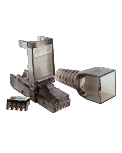 Коннектор 8P8C UTP 6A (RJ-45) безынструментальный (10-0239). Разъем RJ-45. SUPRLAN в Череповце