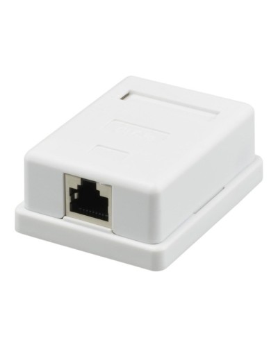 Розетка настенная RJ-45, 8P8C, Cat.5e, 1 порт FTP (10-0354). Компьютерная розетка. SUPRLAN в Череповце
