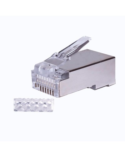 Коннекторы 8P8C FTP Cat.6 3U (RJ-45) (100шт) (10-0202). Разъем RJ-45. SUPRLAN в Череповце
