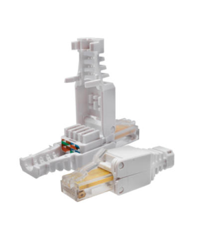 Коннектор 8P8C U/UTP Cat.5e (RJ-45) безинструментальный (10-0218). Разъем RJ-45. SUPRLAN в Череповце