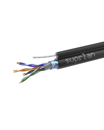FTP Cat.5e 4x2xAWG24 Cu PE Outdoor T-FG8 (трос) Median (01-1035-1). Кабель «витая пара» (LAN) для структурированных систем связи. SUPRLAN в Череповце