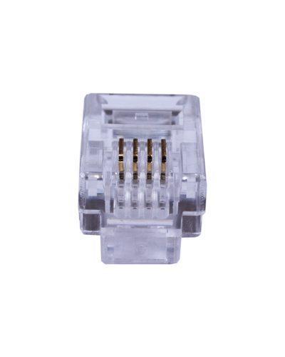 Коннекторы 4P4C (RJ-11) (100шт) (10-0229). Телефонный разъем 4P4C (RJ-11). SUPRLAN в Череповце