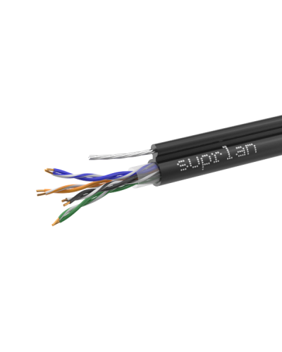 UTP Cat.5e 4x2xAWG24 Cu PE Outdoor T-FG8 (трос) Standard (01-0322-1). Кабель «витая пара» (LAN) для структурированных систем связи. SUPRLAN в Череповце