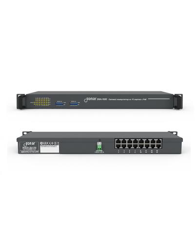 SNA-1600. Коммутатор на 16 портов. Sonar в Череповце