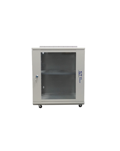 ST-NC12U600 (серый) С ПОЛКОЙ. Шкаф телекоммуникационный 19 настенный 12U. Space Technology в Череповце