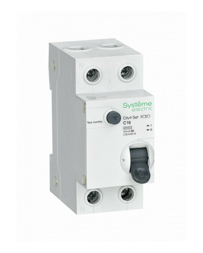 City9 Set 1P+N С 16А 4.5kA 30мА A 230В (C9D55616). Автоматический выключатель дифференциального тока. Systeme Electric в Череповце