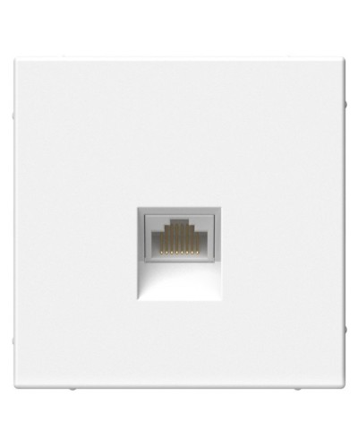ArtGallery розетка RJ45, кат. 6Е, скрытой установки, механизм, белый (GAL000186). Розетка компьютерная. Systeme Electric в Череповце