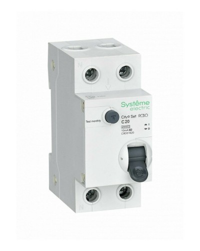 City9 Set 1P+N С 20А 4.5kA 10мА A 230В (C9D51620). Автоматический выключатель дифференциального тока. Systeme Electric в Череповце