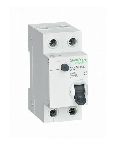 City9 Set 1P+N С 25А 4.5kA 10мА A 230В (C9D51625). Автоматический выключатель дифференциального тока. Systeme Electric в Череповце