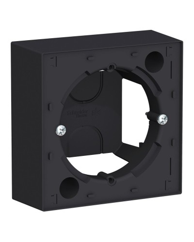 AtlasDesign коробка для наружного монтажа, карбон (ATN001000). Коробка монтажная. Systeme Electric в Череповце