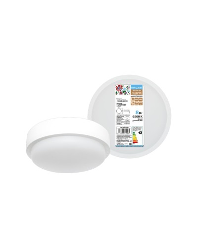 ДПП 3901 8Вт 6500К IP65 белый круг (SQ0366-0148). Светодиодный светильник LED. TDM ЕLECTRIC в Череповце