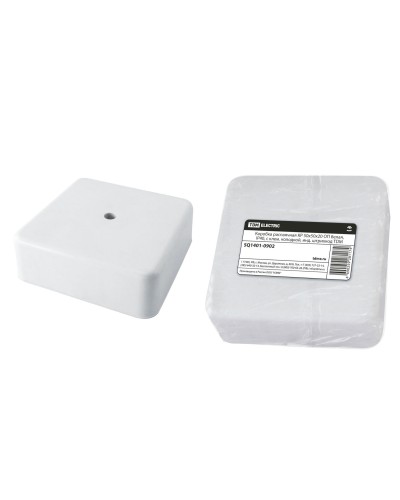 Коробка КР 50х50х20 ОП белая, IP40, с клеммной колодкой (SQ1401-0902). Распаячная коробка. TDM ЕLECTRIC в Череповце