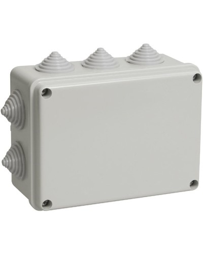 Коробка ОП 190х140х70мм, крышка, IP55, 10 гермовводов (SQ1401-1244). Распаячная коробка. TDM ЕLECTRIC в Череповце