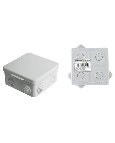 Коробка ОП 80х80х50мм, крышка, IP54, 7вх. (SQ1401-0512). Распаячная коробка. TDM ЕLECTRIC в Череповце