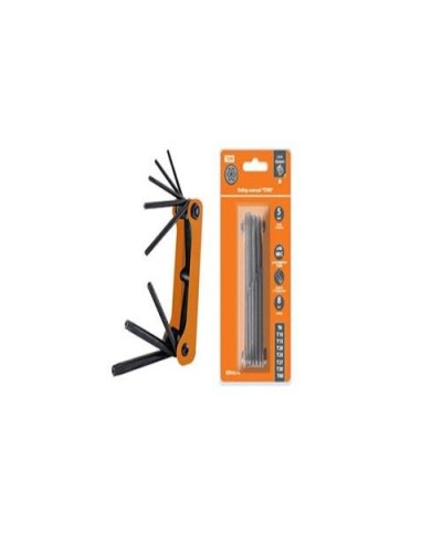 Набор ключей TORX раскладной 8шт.: T9-T40, углеродистая сталь Гранит TDM (SQ1020-0211). Набор ключей. TDM ЕLECTRIC в Череповце