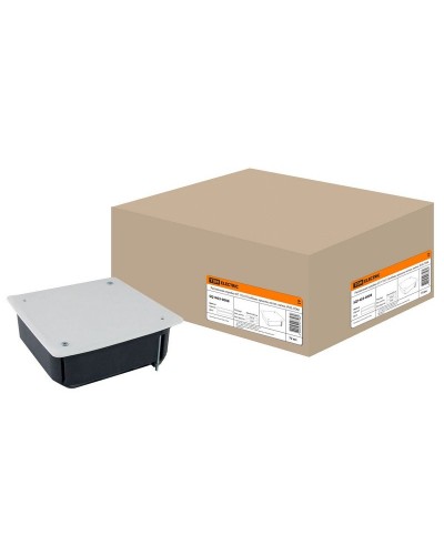 Распаячная коробка СП 115х115х45мм, крышка, метал. лапки, IP20, TDM (SQ1403-0008). Распаячная коробка СП. TDM ЕLECTRIC в Череповце